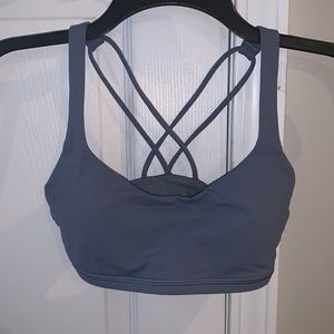 Lululemon Free to be Bra, Blue/Gray, Size 4